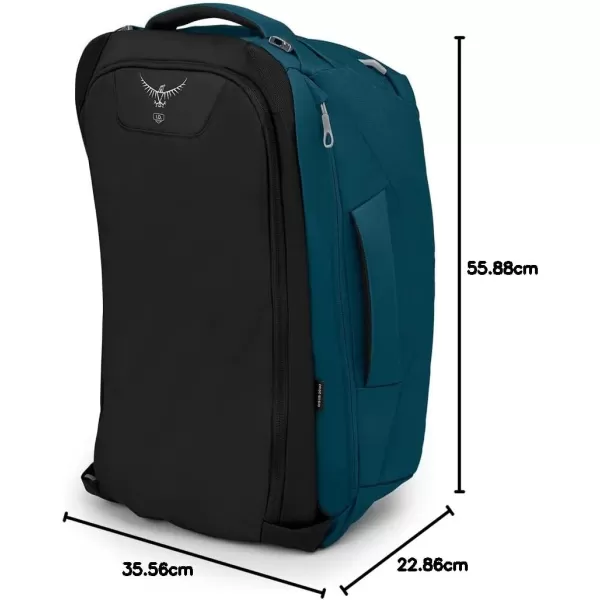 Osprey Fairview 55L Womens Travel Backpack BlackNight Jungle Blue