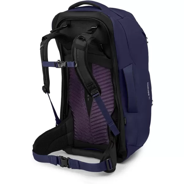 Osprey Fairview 55L Womens Travel Backpack BlackWinter Night Blue