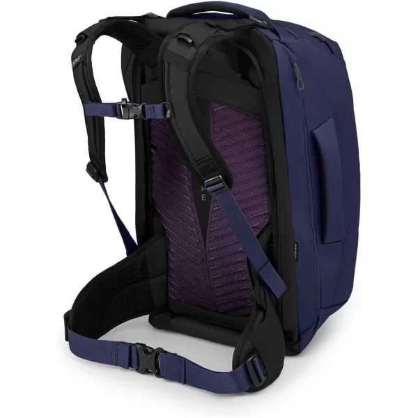 Osprey Fairview 55L Womens Travel Backpack BlackWinter Night Blue