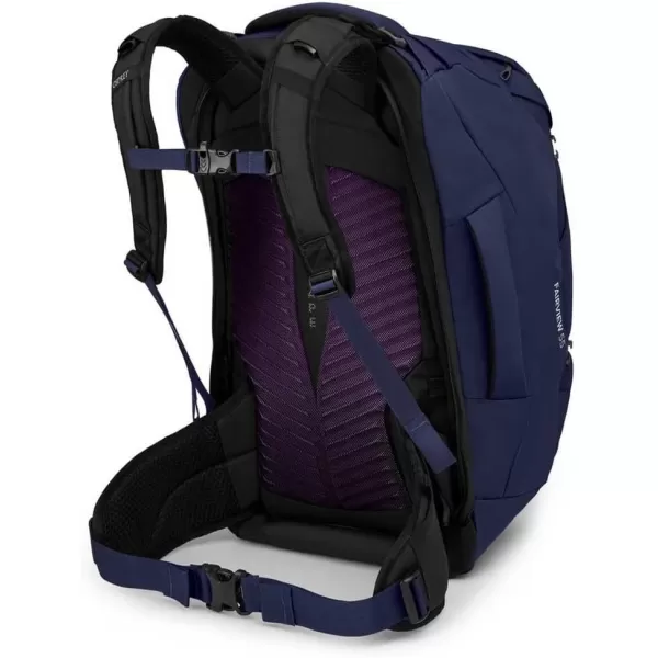 Osprey Fairview 55L Womens Travel Backpack BlackWinter Night Blue