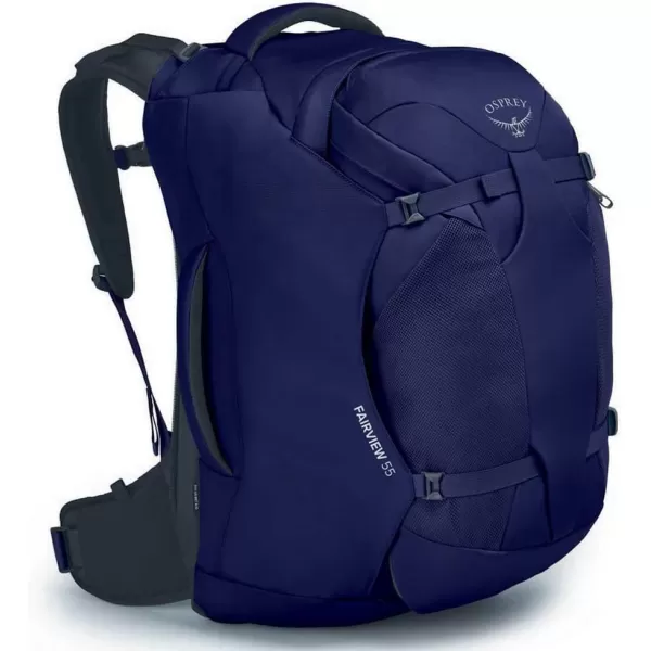 Osprey Fairview 55L Womens Travel Backpack BlackWinter Night Blue