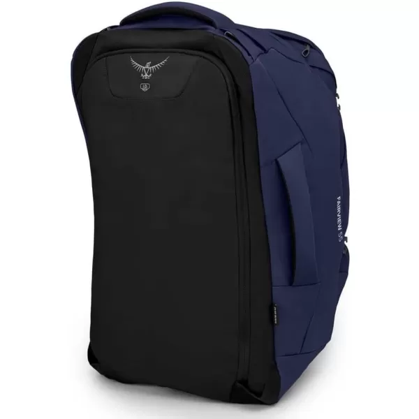 Osprey Fairview 55L Womens Travel Backpack BlackWinter Night Blue