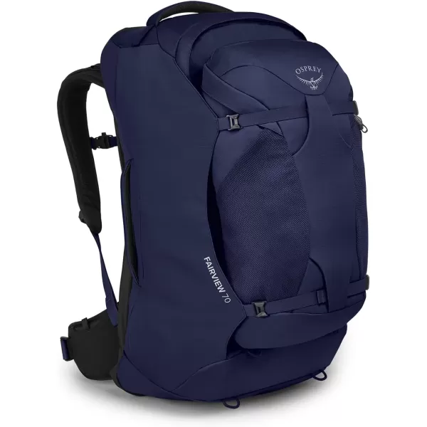 Osprey Fairview 55L Womens Travel Backpack BlackWinter Night Blue