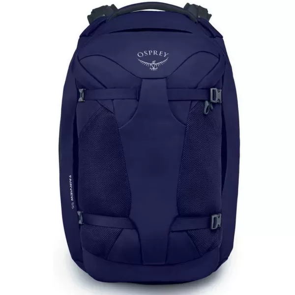 Osprey Fairview 55L Womens Travel Backpack BlackWinter Night Blue