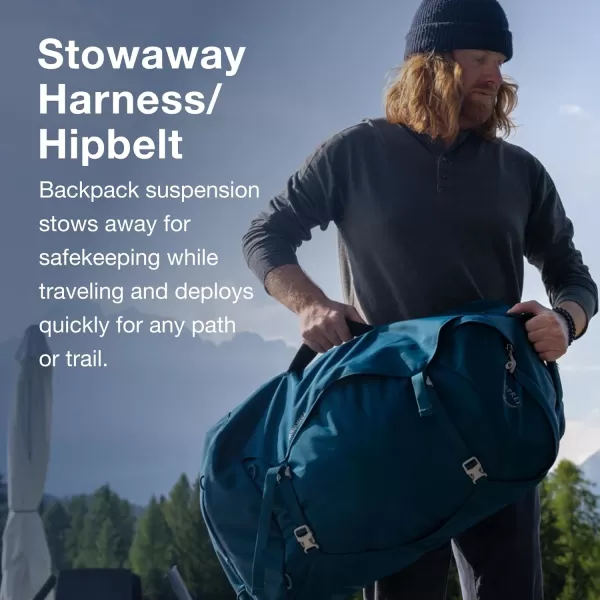 Osprey Fairview 55L Womens Travel Backpack BlackZircon Red
