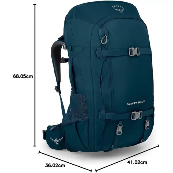 Osprey Fairview Trek 70L Womens Travel Backpack Night Jungle BlueNight Jungle Blue