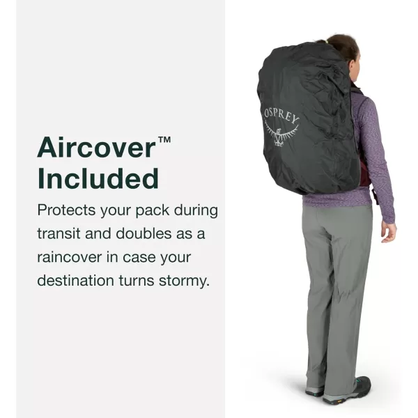 Osprey Fairview Trek 70L Womens Travel Backpack Night Jungle BlueNight Jungle Blue