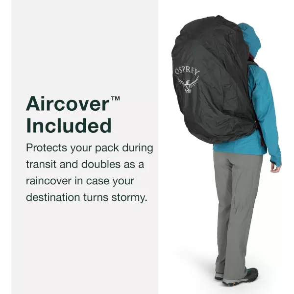 Osprey Fairview Trek 70L Womens Travel Backpack Night Jungle BlueNight Jungle Blue