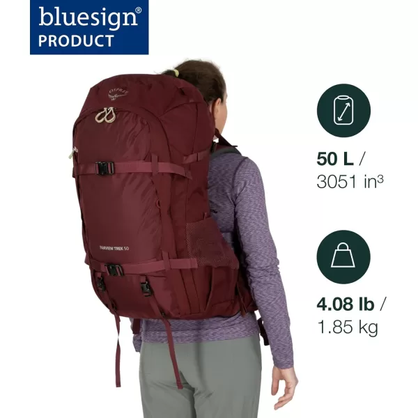 Osprey Fairview Trek 70L Womens Travel Backpack Night Jungle BlueNight Jungle Blue