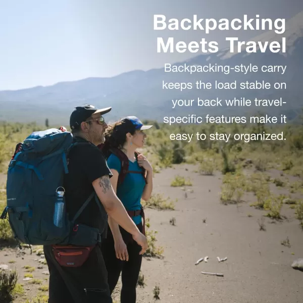 Osprey Fairview Trek 70L Womens Travel Backpack Night Jungle BlueNight Jungle Blue