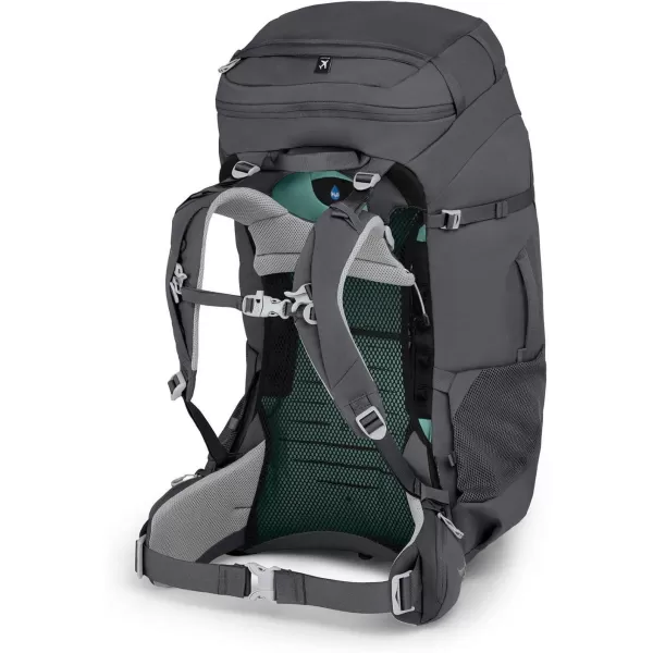 Osprey Fairview Trek 70L Womens Travel Backpack Night Jungle BlueZircon Red