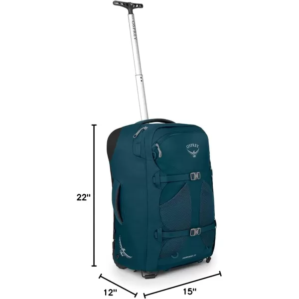 Osprey Fairview Womens Wheeled Travel Pack 36L BlackNight Jungle Blue
