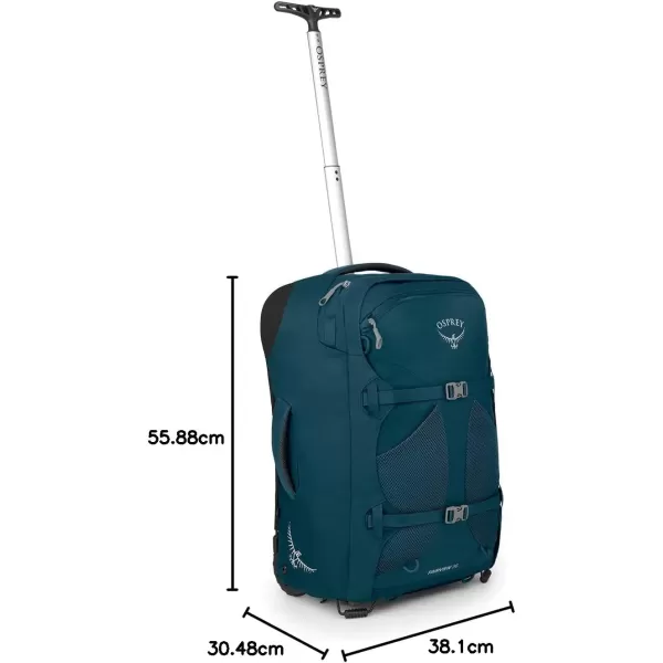 Osprey Fairview Womens Wheeled Travel Pack 36L BlackNight Jungle Blue