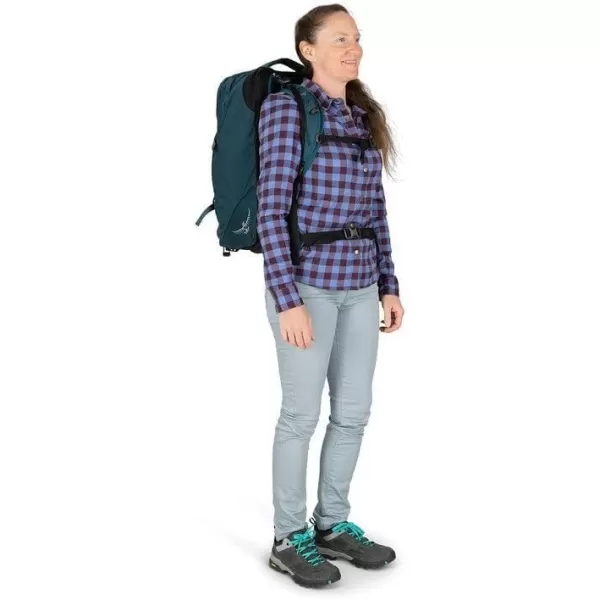 Osprey Fairview Womens Wheeled Travel Pack 36L BlackNight Jungle Blue