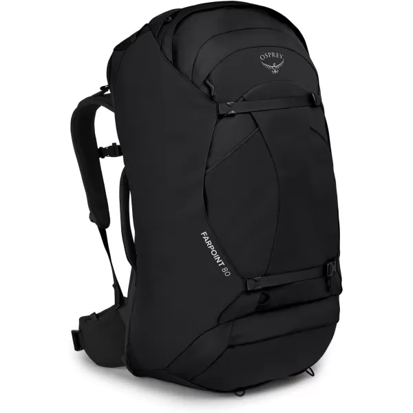 Osprey Farpoint 40L Mens Travel Backpack Tunnel Vision GreyBlack