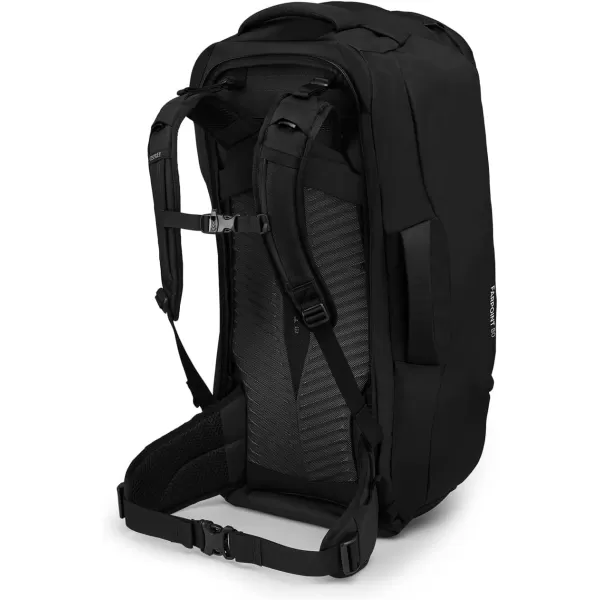 Osprey Farpoint 40L Mens Travel Backpack Tunnel Vision GreyBlack