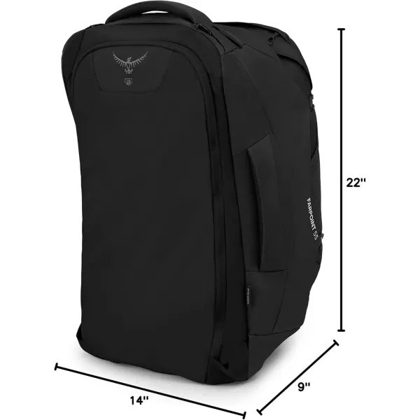 Osprey Farpoint 40L Mens Travel Backpack Tunnel Vision GreyBlack