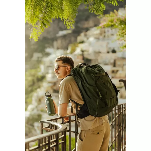 Osprey Farpoint 40L Mens Travel Backpack Tunnel Vision GreyGopher Green