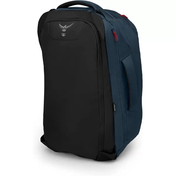 Osprey Farpoint 40L Mens Travel Backpack Tunnel Vision GreyMuted Space Blue
