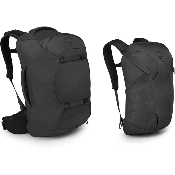 Osprey Farpoint 40L Mens Travel Backpack Tunnel Vision GreyTunnel Vision Grey