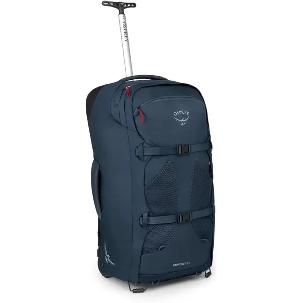 Osprey Farpoint Mens Wheeled Travel Pack 65L Black One SizeMuted Space Blue