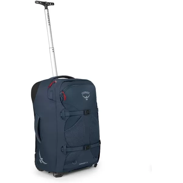Osprey Farpoint Mens Wheeled Travel Pack 65L Black One SizeMuted Space Blue