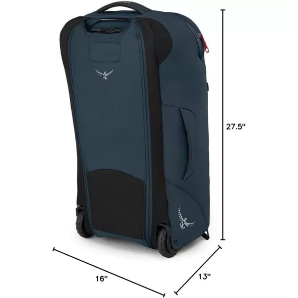 Osprey Farpoint Mens Wheeled Travel Pack 65L Black One SizeMuted Space Blue