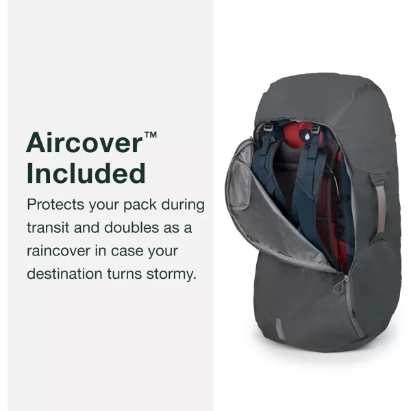Osprey Farpoint Trek 55L Mens Travel Backpack Muted Space BlueMuted Space Blue
