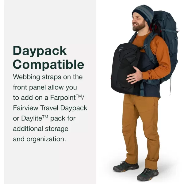 Osprey Farpoint Trek 55L Mens Travel Backpack Muted Space BlueMuted Space Blue