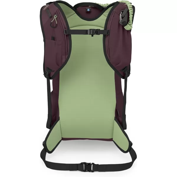 Osprey Firn 18L Ski and Snowboard Backpack Elderberry PurplePeppermint Green SmallMediumElderberry PurplePeppermint Green