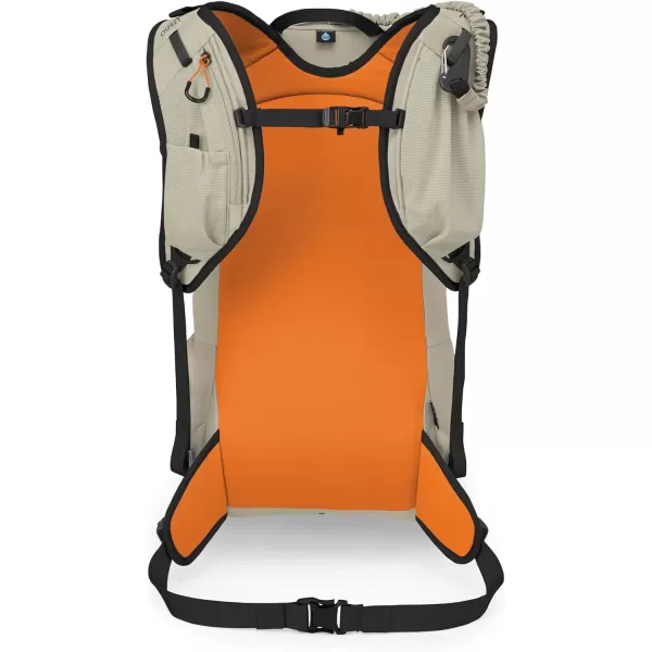 Osprey Firn 18L Ski and Snowboard Backpack Elderberry PurplePeppermint Green SmallMediumSandy GreyTequila Orange