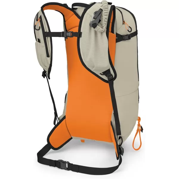 Osprey Firn 18L Ski and Snowboard Backpack Elderberry PurplePeppermint Green SmallMediumSandy GreyTequila Orange