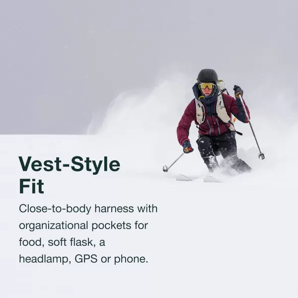 Osprey Firn 18L Ski and Snowboard Backpack Elderberry PurplePeppermint Green SmallMediumSandy GreyTequila Orange