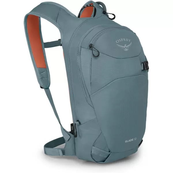 Osprey Glade 5L Ski and Snowboard Backpack with Hydraulics Water Reservoir BlackCelestine Blue