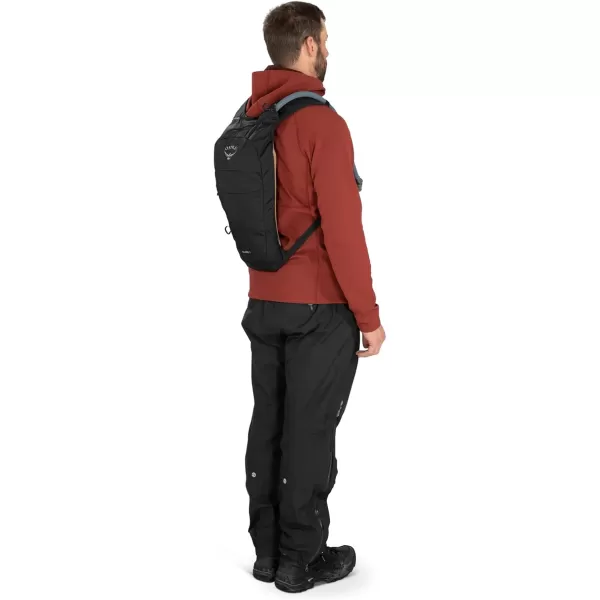 Osprey Glade 5L Ski and Snowboard Backpack with Hydraulics Water Reservoir BlackCelestine Blue