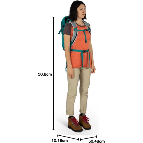 Osprey Hikelite 18L Unisex Hiking Backpack 18 Tan Concrete One SizeAtlas Blue