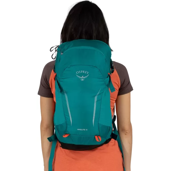 Osprey Hikelite 18L Unisex Hiking Backpack 18 Tan Concrete One SizePine Leaf Green