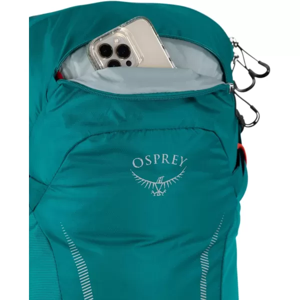 Osprey Hikelite 18L Unisex Hiking Backpack 18 Tan Concrete One SizePine Leaf Green