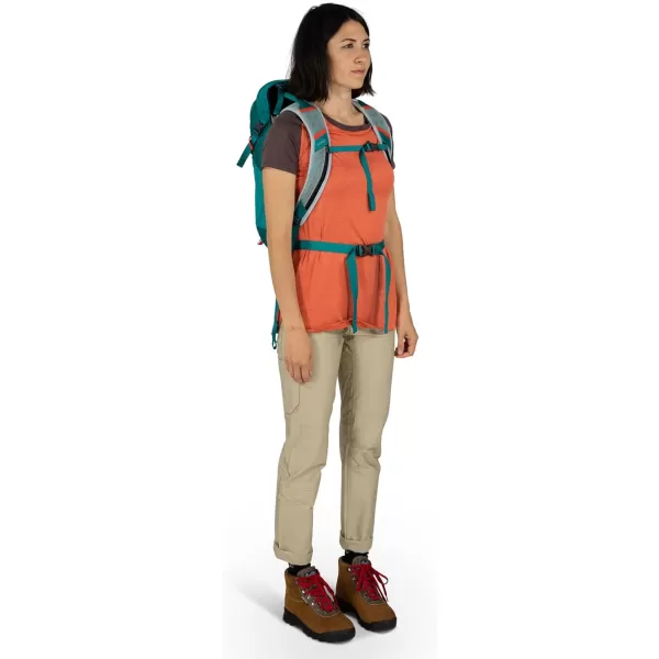 Osprey Hikelite 18L Unisex Hiking Backpack 18 Tan Concrete One SizeSangria Red