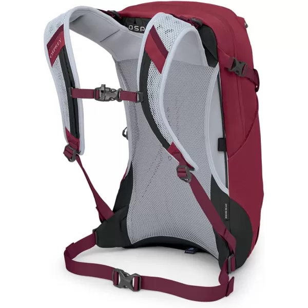 Osprey Hikelite 18L Unisex Hiking Backpack 18 Tan Concrete One SizeSangria Red