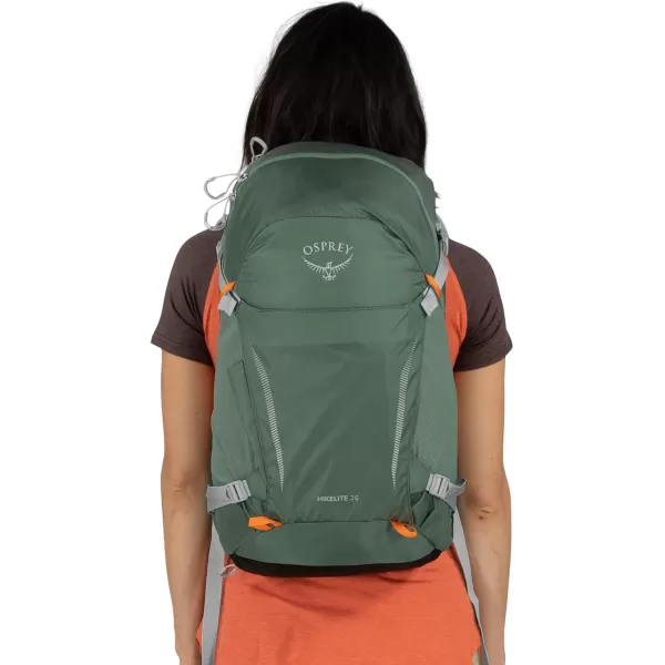 Osprey Hikelite 26L Unisex Hiking Backpack Pine Leaf GreenEscapade Green