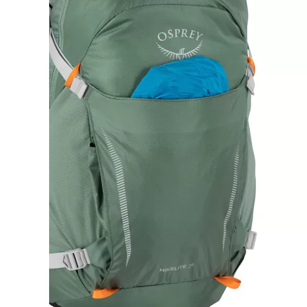 Osprey Hikelite 26L Unisex Hiking Backpack Pine Leaf GreenSangria Red