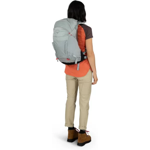 Osprey Hikelite 26L Unisex Hiking Backpack Pine Leaf GreenSilver Lining