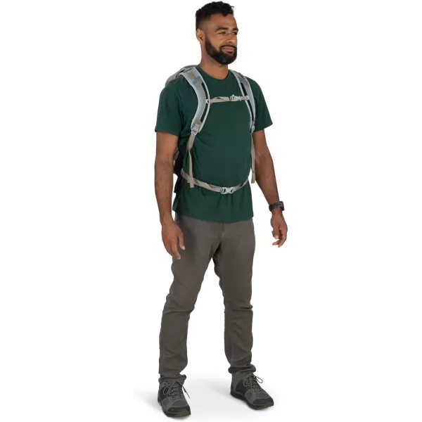 Osprey Hikelite 26L Unisex Hiking Backpack Pine Leaf GreenTan Concrete