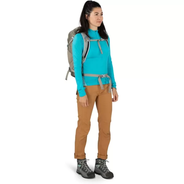 Osprey Hikelite 26L Unisex Hiking Backpack Pine Leaf GreenTan Concrete