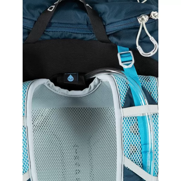 Osprey Hikelite 32L Unisex Hiking Backpack Pine Leaf Green SMAtlas Blue