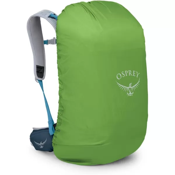 Osprey Hikelite 32L Unisex Hiking Backpack Pine Leaf Green SMAtlas Blue