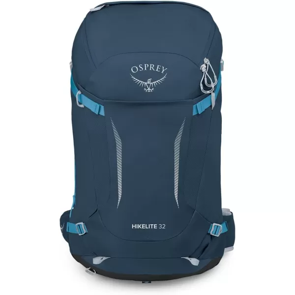 Osprey Hikelite 32L Unisex Hiking Backpack Pine Leaf Green SMAtlas Blue
