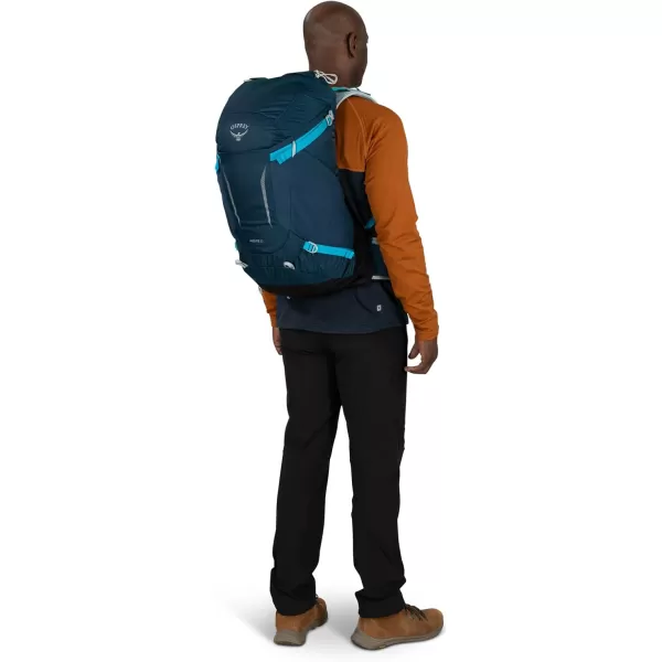 Osprey Hikelite 32L Unisex Hiking Backpack Pine Leaf Green SMBlack