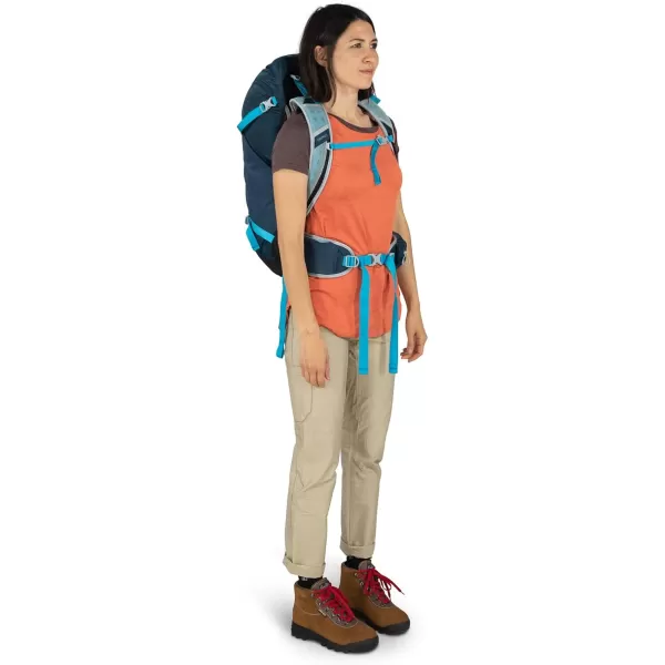 Osprey Hikelite 32L Unisex Hiking Backpack Pine Leaf Green SMBlack